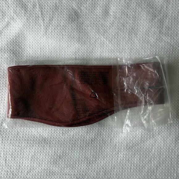 Duluth Trading Company Women's Shoreline Fleece Ear Band Orange M/L Ponytail - Picture 8 of 10